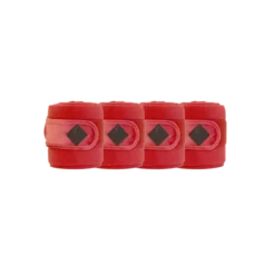 Kentucky Horsewear Kentucky Velvet Polar Fleece Bandages - 4 Pack 40 Kentucky Horsewear Kentucky Velvet Polar Fleece Bandages - 4 Pack -Finest Equestrian Supplies polar fleece bandages velvet red 1 png