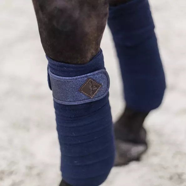 Kentucky Horsewear Kentucky Glitter Polar Fleece Bandage - Set Of 4 4 Kentucky Horsewear Kentucky Glitter Polar Fleece Bandage - Set Of 4 - Image 2
