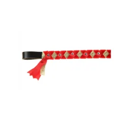 ShowQuest York Browband Red Red Gold