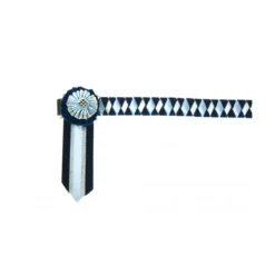 ShowQuest Boston Browband - Navy Pale Blue Silver -Finest Equestrian Supplies pr 19334 showquest boston brow band 02 1 2 jpg