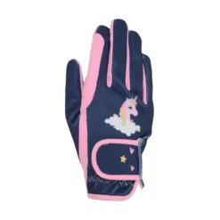 Little Unicorn Children's Riding Gloves By Little Rider -Finest Equestrian Supplies pr 21951 little rider little unicorn childrens riding gloves 01 1 3 jpg