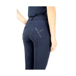 Hy Equestrian Exquisite Stirrup And Bit Collection Breeches -Finest Equestrian Supplies pr 30661 hy equestrian exquisite bit and stirrup collection breeches 03 1 2 jpg