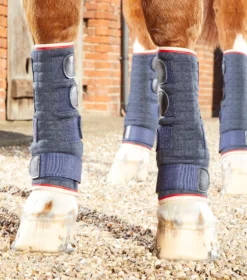 Premier Equine Quick Dry Horse Leg Wraps -Finest Equestrian Supplies quick dry leg wraps navy 3 3 jpg