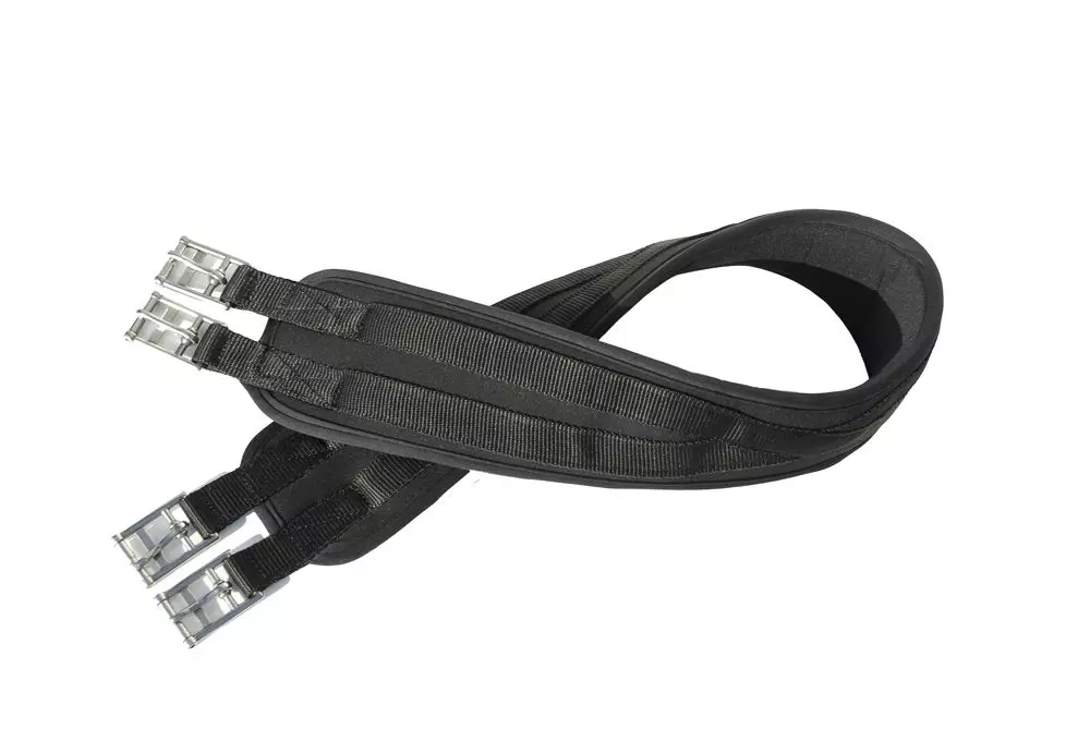 Rhinegold Memory Foam Girth - Black 3 Rhinegold Memory Foam Girth - Black