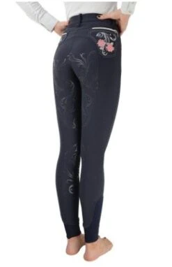 Hy Equestrian Regatta Ladies Breeches 32 Hy Equestrian Regatta Ladies Breeches -Finest Equestrian Supplies regatta navy 2 6