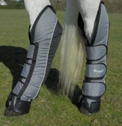 Rhinegold Ripstop Full Length Travel Boots - Set Of 4 -Finest Equestrian Supplies rhinegold ripstop full travel boots silver b 1 jpg