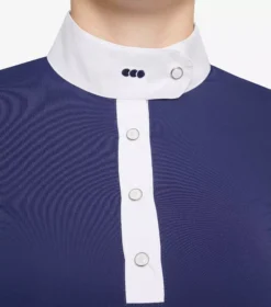 Premier Equine Rossini Lycra Show Shirt 32 Premier Equine Rossini Lycra Show Shirt -Finest Equestrian Supplies rossini competition top navy 4 2 jpg