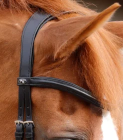 Premier Equine Savuto Anatomic Bridle With Crank Noseband & Flash -Finest Equestrian Supplies savuto anatomic bridle with crank black alt2 2 jpg