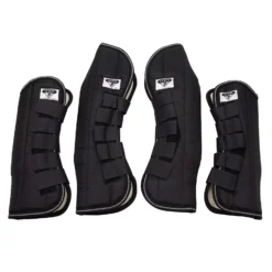 Saxon Travel Boots - Set Of 4 -Finest Equestrian Supplies saxon travel boots blk jpg