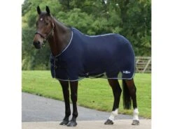 Saxon Element Net Cooler Rug -Finest Equestrian Supplies saxon net cooler navy blue 1