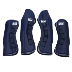 Saxon Travel Boots - Set Of 4 -Finest Equestrian Supplies saxon travel boots navy 1 1 jpg