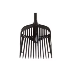 Harold Moore Shavings Fork With D Grip Handle -Finest Equestrian Supplies shavings fork black jpg