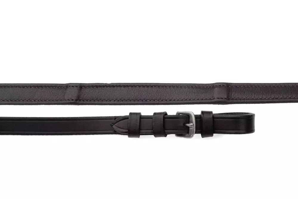 Rhinegold Softee Leather Reins 58" 3 Rhinegold Softee Leather Reins 58"