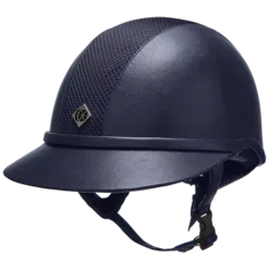 Charles Owen SP8 Plus Leather Look Riding Hat 24 Charles Owen SP8 Plus Leather Look Riding Hat -Finest Equestrian Supplies sp8 navy leather look 2 1 7 png