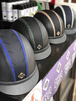 Charles Owen My AYR8 Plus Trim Riding Hat Special Order Item -Finest Equestrian Supplies sparkly trim 3 1 14