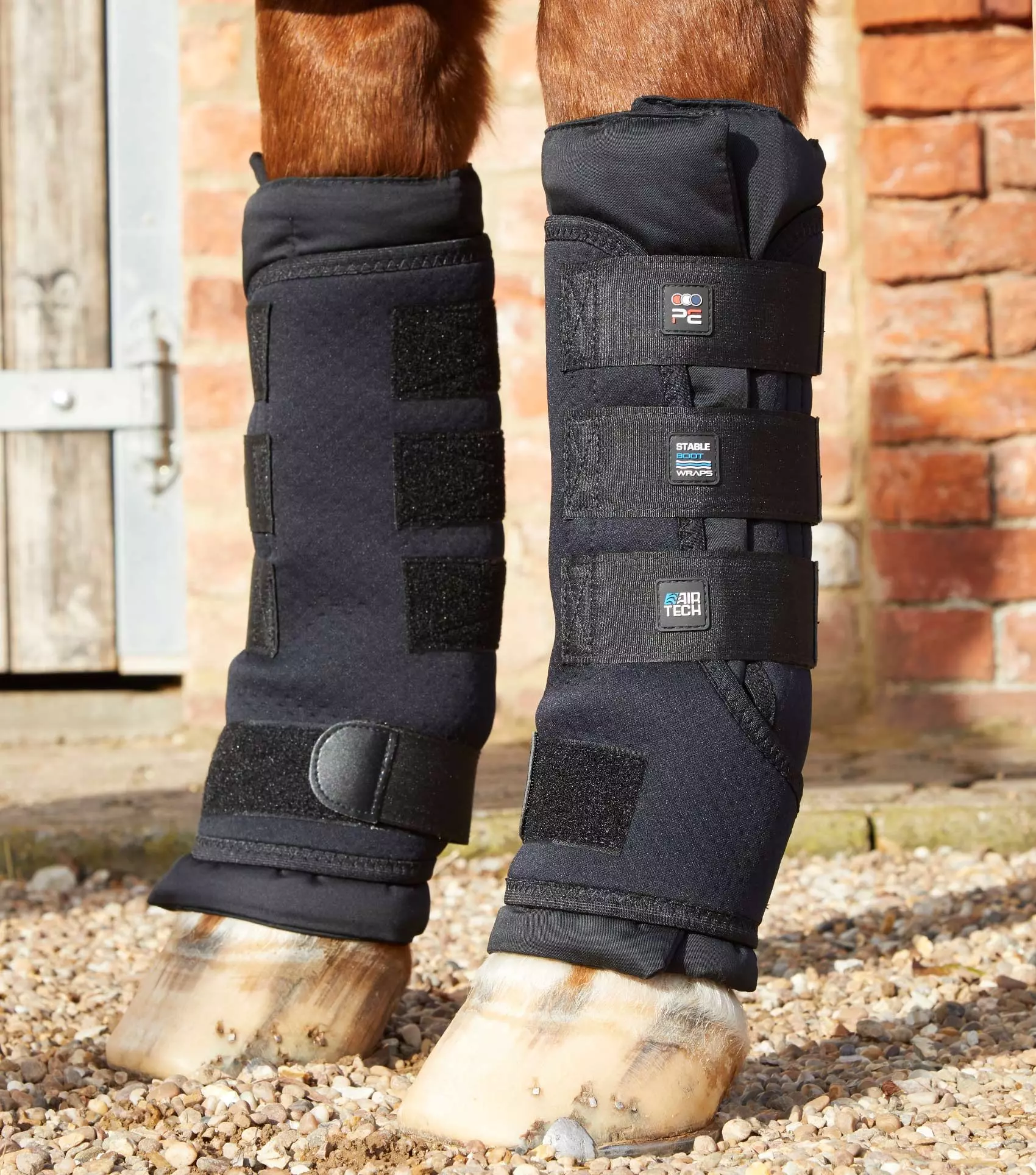 Premier Equine Stable Boot Wraps - Black 7 Premier Equine Stable Boot Wraps - Black - Image 5