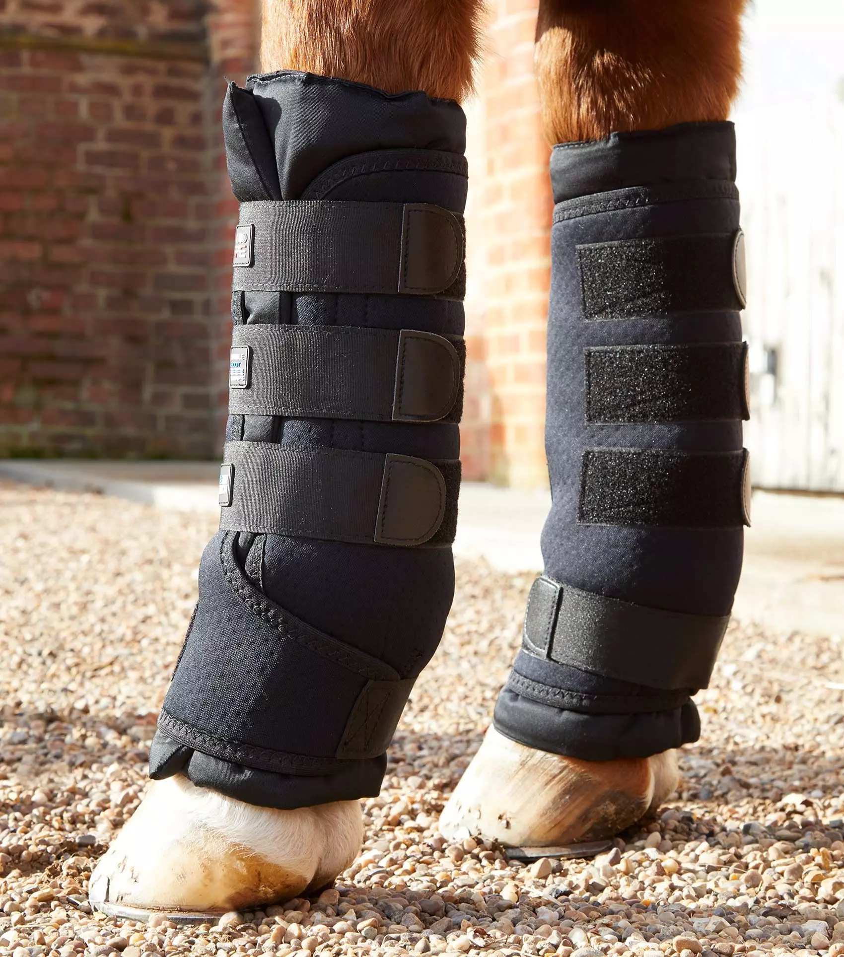 Premier Equine Stable Boot Wraps - Black 4 Premier Equine Stable Boot Wraps - Black - Image 2