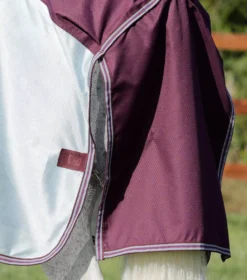 Premier Equine Stay-Dry Mesh Air Fly Rug With Surcingles -Finest Equestrian Supplies stay dry mesh air fly rug with surcingles wine 6 2 jpg