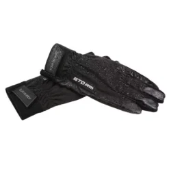 Equetech Storm Waterproof Riding Gloves - Black -Finest Equestrian Supplies swg studio 1 2 jpg