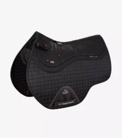 Premier Equine Close Contact Tech Grip Pro Anti Slip Saddle Pad Gp Jump Square -Finest Equestrian Supplies tech grip pro anti slip gp jump square black 1 1 jpg