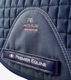 Premier Equine Close Contact Tech Grip Pro Anti Slip Saddle Pad Gp Jump Square -Finest Equestrian Supplies tech grip pro anti slip gp jump square navy 5 1 jpg