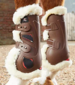 Premier Equine Techno Wool Tendon Boots -Finest Equestrian Supplies techno wool tendon boot brown 3 2 jpg