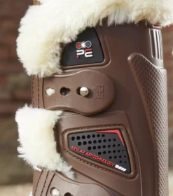 Premier Equine Techno Wool Tendon Boots -Finest Equestrian Supplies techno wool tendon boot brown 4 1 jpg