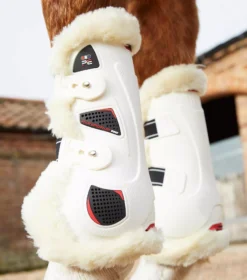Premier Equine Techno Wool Tendon Boots -Finest Equestrian Supplies techno wool tendon boot white 3 2 jpg