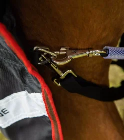 Premier Equine Titan 450g Turnout Rug With Snug-Fit Neck Cover -Finest Equestrian Supplies titan 450 turnout rug black 5 4 jpg