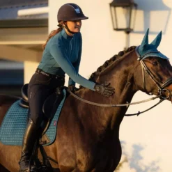 Lemieux ProSport Suede Dressage Square -Finest Equestrian Supplies tracyrobertson lmwinter2022 113 landscape 1 jpg