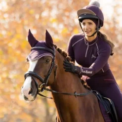 LeMieux Classic Fly Hood -Finest Equestrian Supplies tracyrobertson lmwinter2022 162 protrait 2 jpg