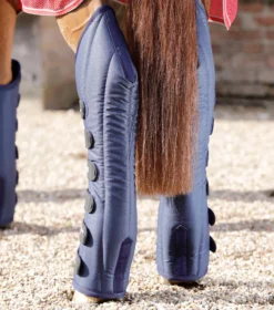 Premier Equine Travel-Tech Xtra Travel Boots -Finest Equestrian Supplies travel tech xtra travel boots navy 4 2 jpg