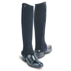 Tredstep Original Suede Half Chaps 32 Tredstep Original Suede Half Chaps -Finest Equestrian Supplies tredstep original suede half chaps black 5 jpg