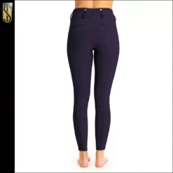 Tredstep Evolute Full Seat Breeches -Finest Equestrian Supplies tredstep evolutefs blueribbon efsbr bk 1 4 jpg