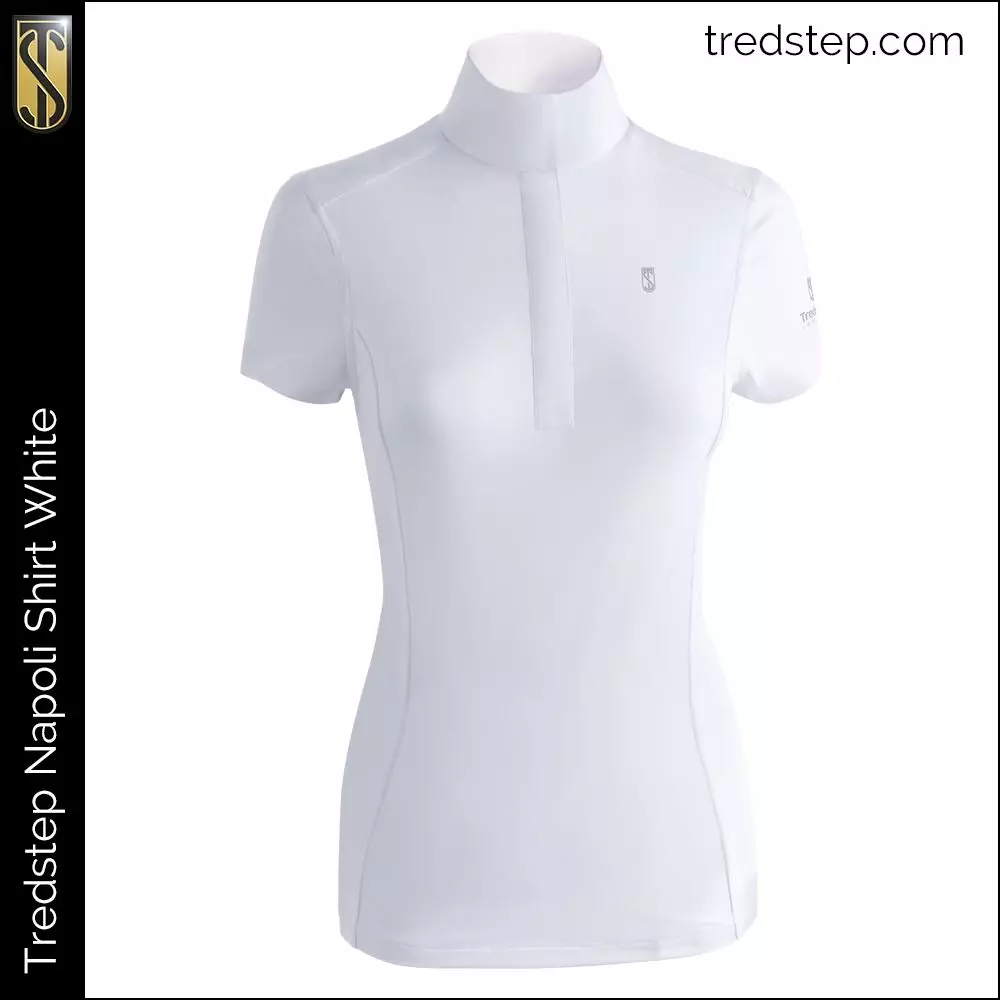 Tredstep Napoli Short Sleeve Show Shirt - White 4 Tredstep Napoli Short Sleeve Show Shirt - White - Image 2
