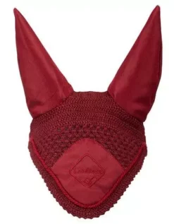 LeMieux Vogue Fly Hood Burgundy -Finest Equestrian Supplies tx.aspx 2 jpg
