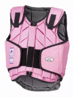 USG Eco Flexi Body Protector Child -Finest Equestrian Supplies usg eco flexi body protector adult pink 1 4 jpg