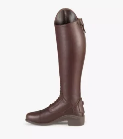 Premier Equine Vallardi Ladies Leather Field Tall Riding Boot -Finest Equestrian Supplies vallardi tall boot brown 4 5 jpg
