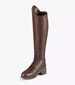 Premier Equine Vallardi Ladies Leather Field Tall Riding Boot -Finest Equestrian Supplies vallardi tall boot brown 5 10 jpg