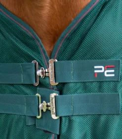 Premier Equine Ventoso Mesh Cooler -Finest Equestrian Supplies ventoso mesh cooler green 2 7 jpg