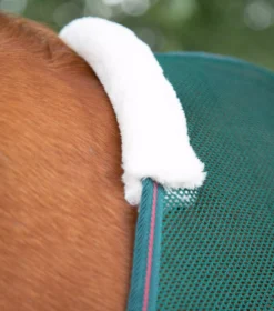 Premier Equine Ventoso Mesh Cooler -Finest Equestrian Supplies ventoso mesh cooler green 3 5 jpg