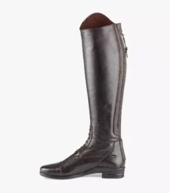 Premier Equine Veritini Ladies Long Leather Field Riding Boot -Finest Equestrian Supplies veritini ladies long leather tall boot brown 4 2 jpg