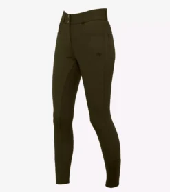 Premier Equine Virtue Ladies Full Seat Gel Riding Breeches -Finest Equestrian Supplies virtue ladies breeches olive 3 5 jpg
