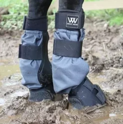 Woof Wear Mud Fever Turnout Boot - WB0064 -Finest Equestrian Supplies wb0064lifestyle sideoffrontlegs mudsurface 3 1 3 jpg