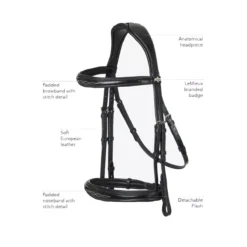 LeMieux Competition Flash Bridle -Finest Equestrian Supplies website bride features comp 1 2 jpg
