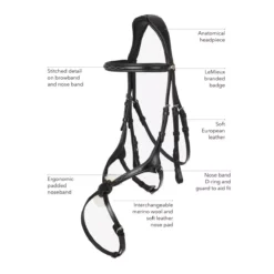 LeMieux Grackle Bridle -Finest Equestrian Supplies website bride features grackle 5 jpg