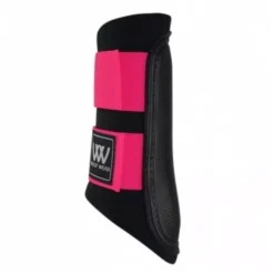 Woof Wear Club Brushing Boot - WB0003 -Finest Equestrian Supplies woof wear club brushing boot wb0003 black magenta 1 jpg