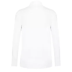 Equetech Junior Winter Stock Shirt - White -Finest Equestrian Supplies wss back 22 2 jpg